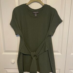 A Pea in the Pod Maternity Green Blouse M